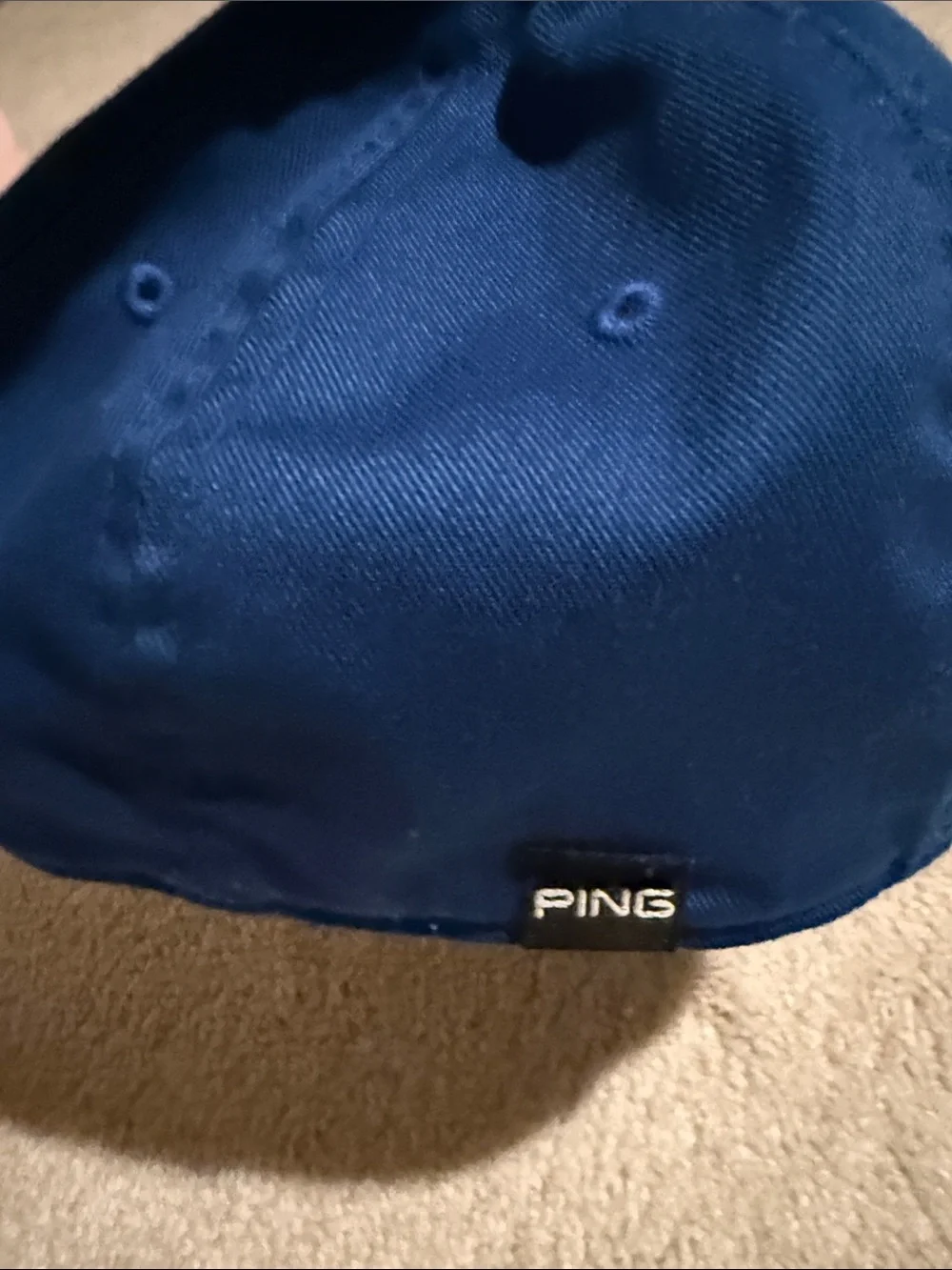 Ping Royal Blue Golf Cap with White Logo